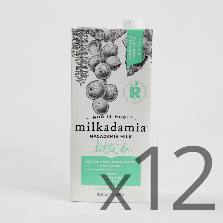 Milkadamia - Boisson de Macadamia Barista (12 cartons)