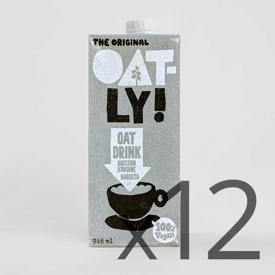 Oat Beverage (12 units) + Oatly Stickers (3 units)